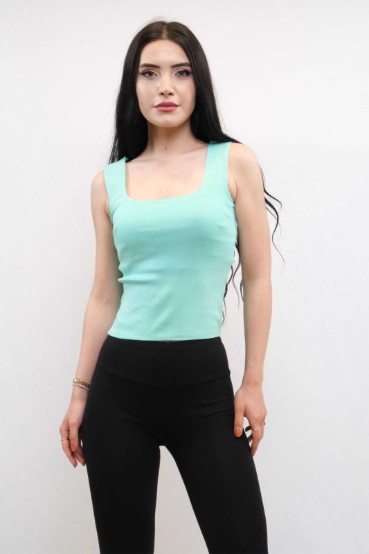 Moda Çizgi Knitwear Undershirt Mint - 2