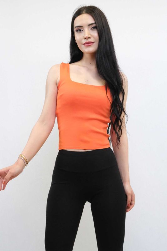 Moda Çizgi Knitwear Undershirt Orange - 1