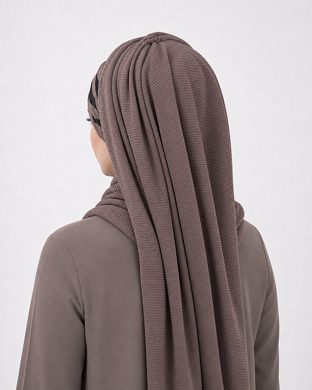 Vizon Zebra Feminen Desenli Hazır Şal - 3