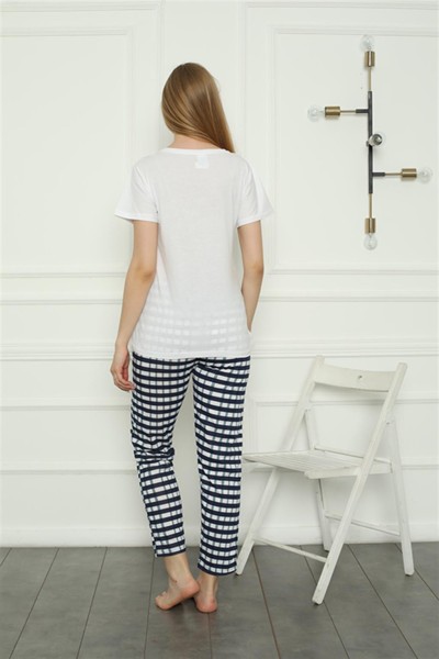 Moda Çizgi Aile Penye Pijama Takım (anne - kız ) 50113 Ayrı Ayrı Satılır . Fiyatları Farklıdır - Thumbnail