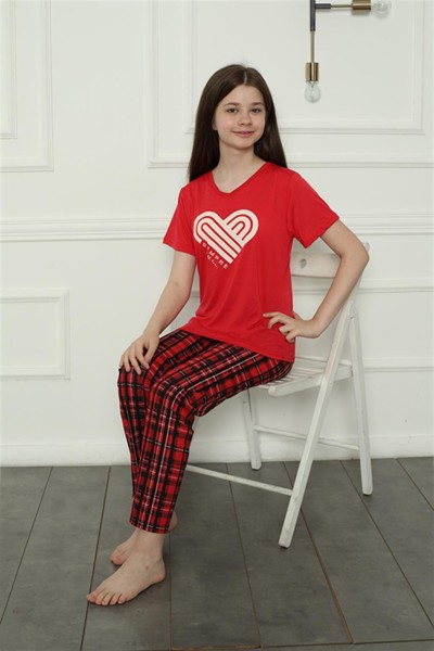 Moda Çizgi Aile Penye Pijama Takım (anne - kız ) 50114 Ayrı Ayrı Satılır . Fiyatları Farklıdır - Thumbnail