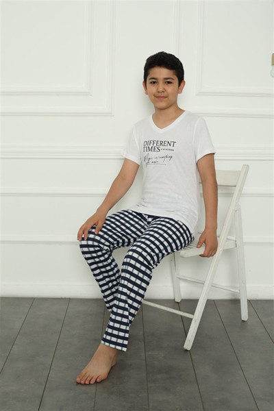 Moda Çizgi Aile Penye Pijama Takım (baba - oğul ) 50113 Ayrı Ayrı Satılır . Fiyatları Farklıdır - Thumbnail