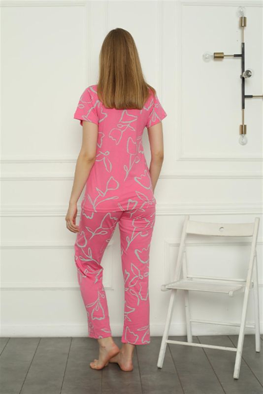 Moda Çizgi Anne Kız Aile Penye Pijama Takım Ayrı Ayrı Satılır. Fiyatları Farklıdır 50105 - 4