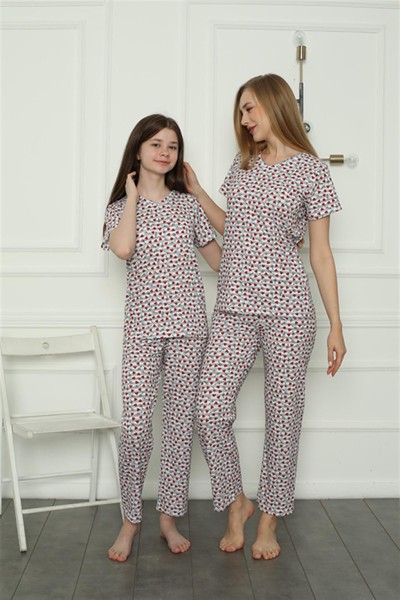 Moda Çizgi - Moda Çizgi Anne Kız Aile Penye Pijama Takım Ayrı Ayrı Satılır. Fiyatları Farklıdır 50119