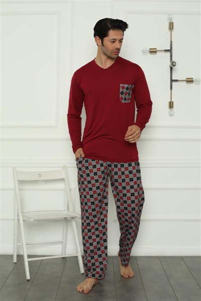Moda Çizgi Baba Oğul Aile Pijama Takım Ayrı Ayrı Satılır Fiyatları Farklıdır 50108 - Thumbnail