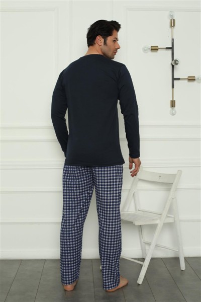 Moda Çizgi Baba Oğul Aile Pijama Takım Ayrı Ayrı Satılır Fiyatları Farklıdır 50109 - Thumbnail