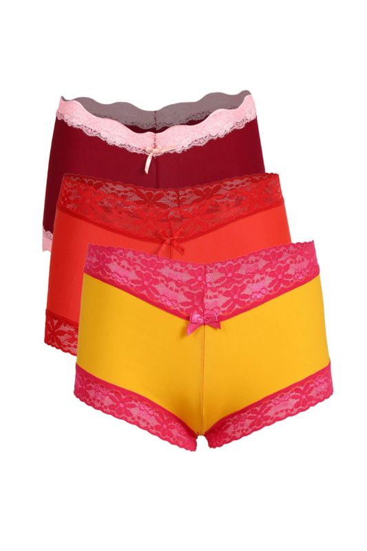 Moda Çizgi Women's 3-Piece Boxer 40216 - 1