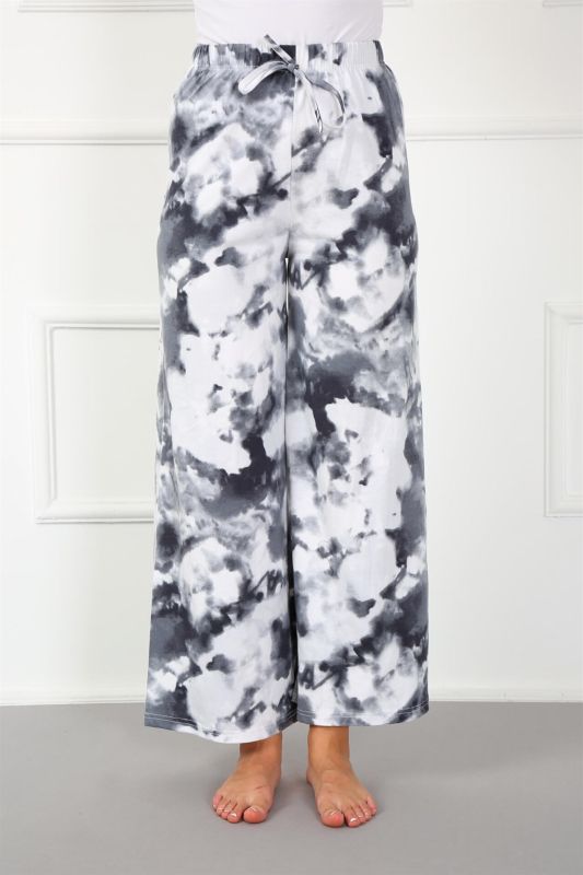 Moda Çizgi Kadın Alt Pijama - 1