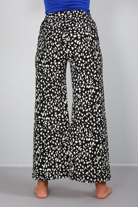 Moda Çizgi Women's Combed Cotton Wide Leg Trousers 210032 - 4
