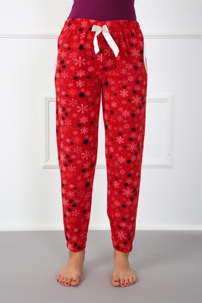Moda Çizgi - Moda Çizgi Bayan Welsoft Polar Tek Alt Pijama 210040