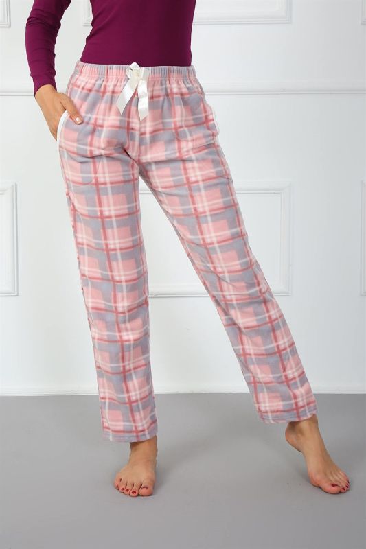 Moda Çizgi Women's Welsoft Polar Single Bottom Pajamas 210042 - 1