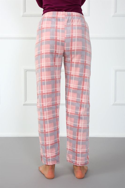 Moda Çizgi Women's Welsoft Polar Single Bottom Pajamas 210042 - 4