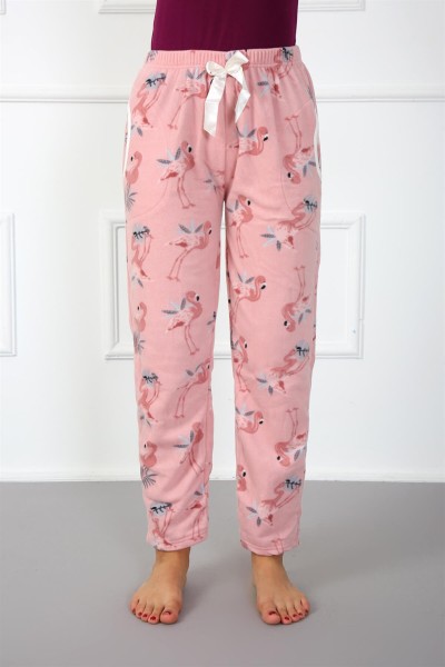 Moda Çizgi Bayan Welsoft Polar Tek Alt Pijama 210044 - Thumbnail