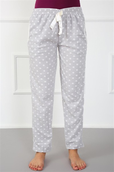 Moda Çizgi Bayan Welsoft Polar Tek Alt Pijama 210045 - Thumbnail