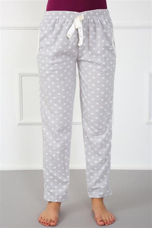 Moda Çizgi Women's Welsoft Polar Single Bottom Pajamas 210045 - 2