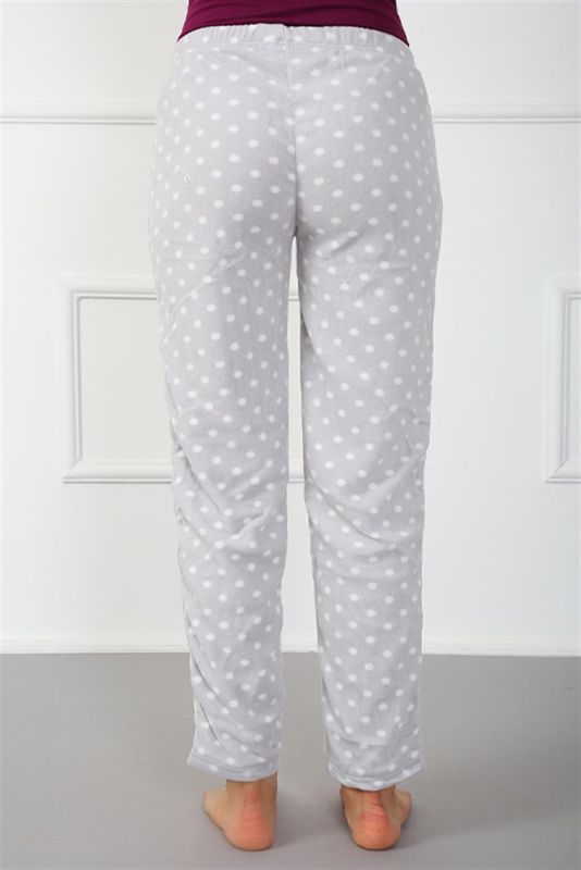 Moda Çizgi Women's Welsoft Polar Single Bottom Pajamas 210045 - 4
