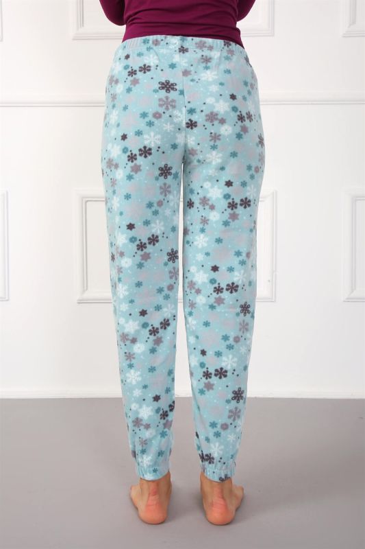 Moda Çizgi Women's Welsoft Polar Single Bottom Pajamas 210046 - 4