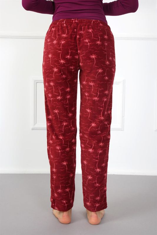 Moda Çizgi Women's Welsoft Polar Single Bottom Pajamas 210049 - 4