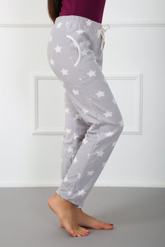 Moda Çizgi Women's Welsoft Polar Single Bottom Pajamas 210050 - 2