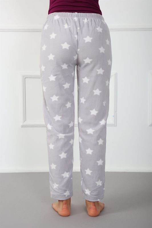 Moda Çizgi Women's Welsoft Polar Single Bottom Pajamas 210050 - 4