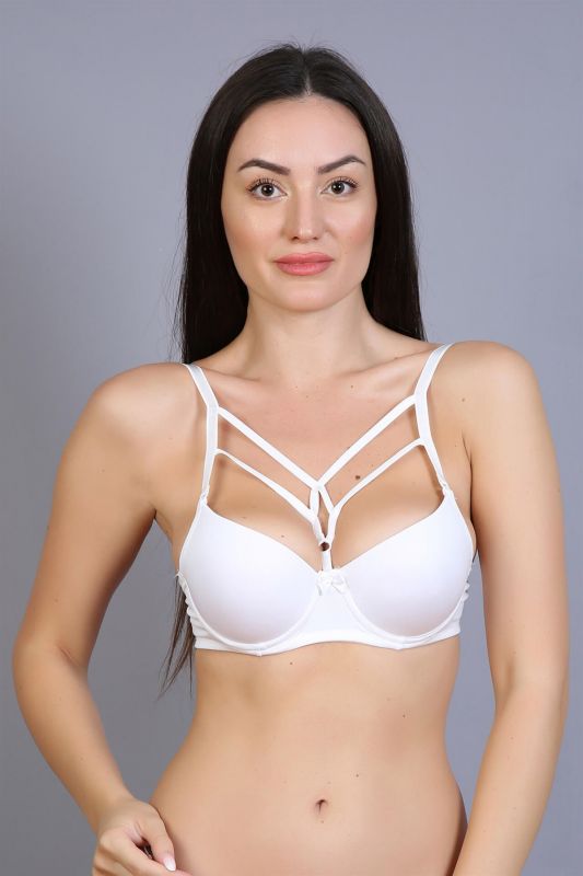 Moda Çizgi Destekli Sütyen B Kap  198D - 1