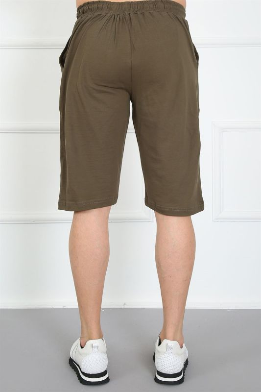 Moda Çizgi Erkek Cepli Pamuk Lakost Kapri 6805 - 3