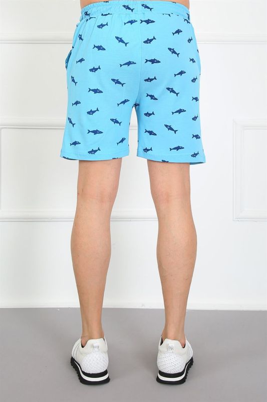 Moda Çizgi Men's Pocketed Cotton Lacoste Shorts 6808 - 3