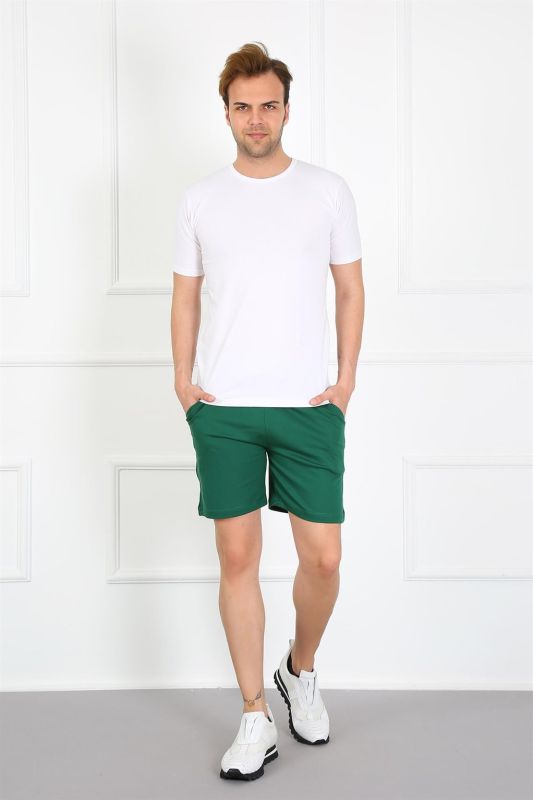 Moda Çizgi Men's Pocketed Cotton Lacoste Shorts 6812 - 4