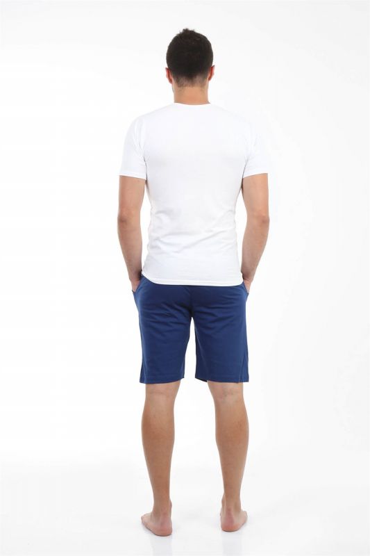 Moda Çizgi Erkek Cepli Pamuk Şort 27209 - 3