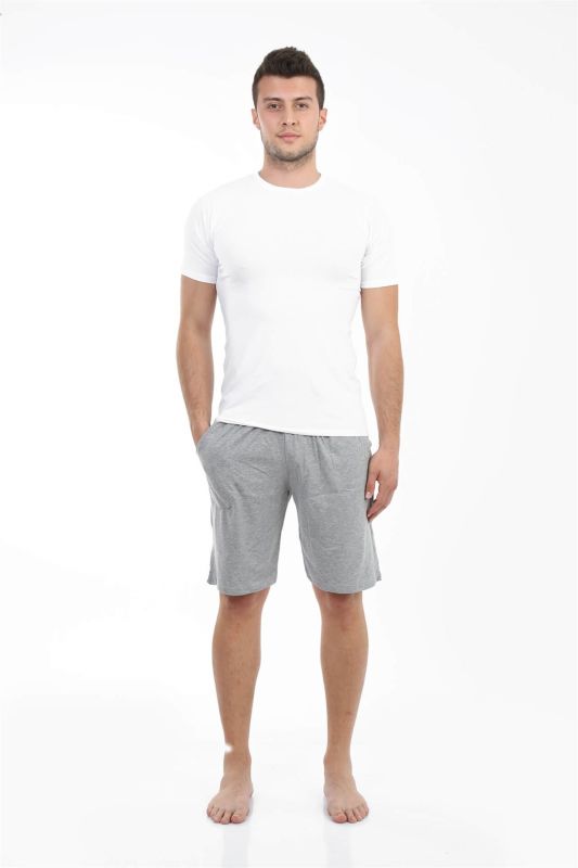 Moda Çizgi Men's Pocketed Cotton Shorts 27210 - 1