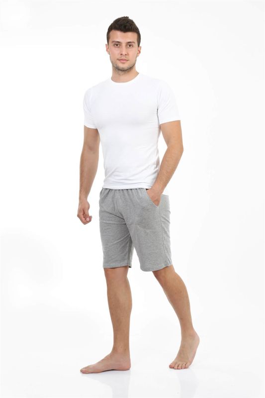Moda Çizgi Men's Pocketed Cotton Shorts 27210 - 2