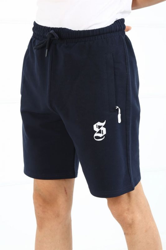 Moda Çizgi Men's Pocket Cotton Shorts 6746 - 2