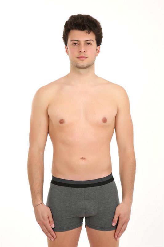 Moda Çizgi Erkek Likralı Boxer 40057 - 1