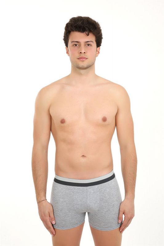Moda Çizgi Erkek Likralı Boxer 40058 - 1