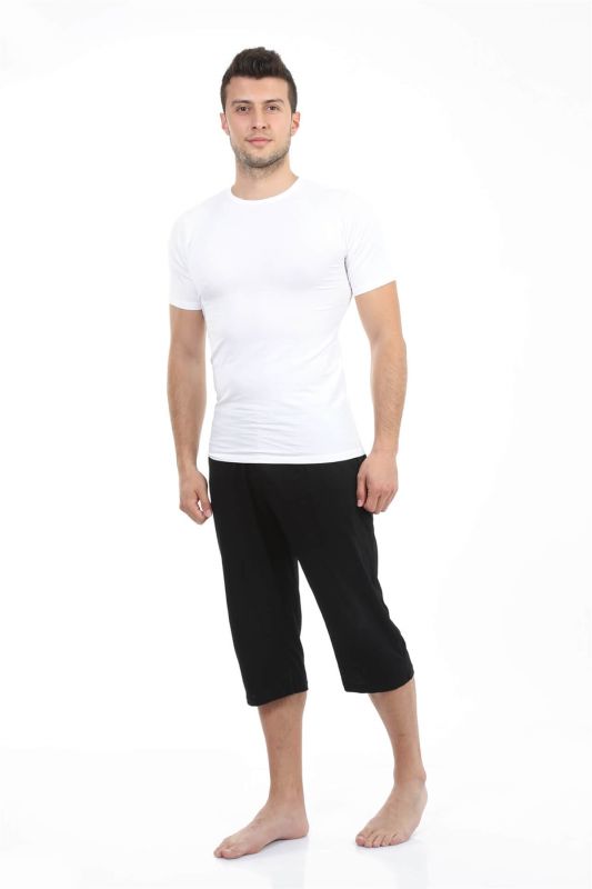 Moda Çizgi Erkek Pamuk Kapri 27191 - 2