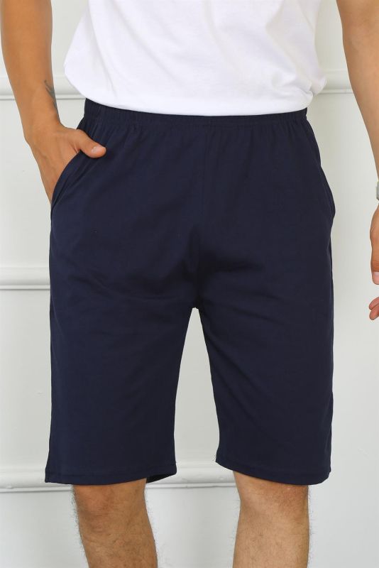 Moda Çizgi Men's Cotton Navy Blue Capri 27480 - 4