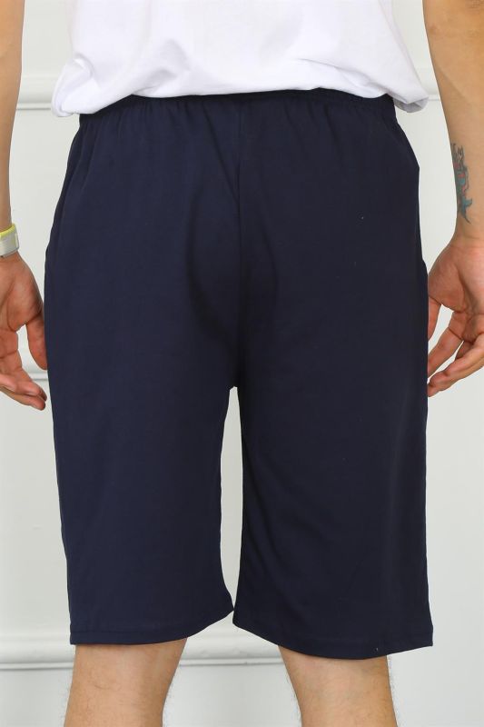 Moda Çizgi Men's Cotton Navy Blue Capri 27480 - 5