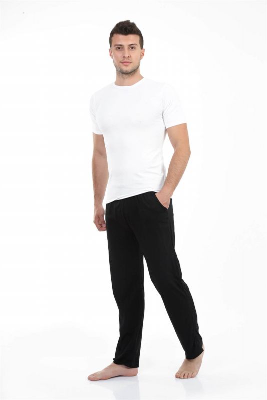 Moda Çizgi Men's Cotton Single Bottom Pajamas 27201 - 2