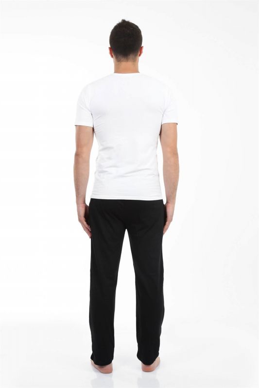 Moda Çizgi Men's Cotton Single Bottom Pajamas 27201 - 3