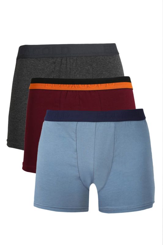 Moda Çizgi Erkek Penye 3'lü Boxer 40093 - 1