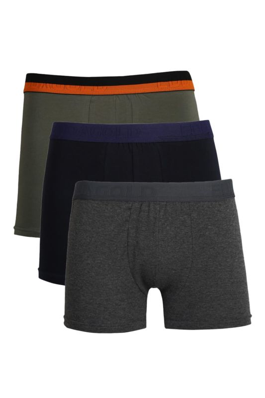 Moda Çizgi Men's Combed Cotton 3-Piece Boxer 40104 - 1