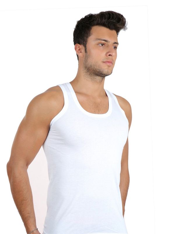 Moda Çizgi Men's Combed Cotton Undershirt 65661 - 2