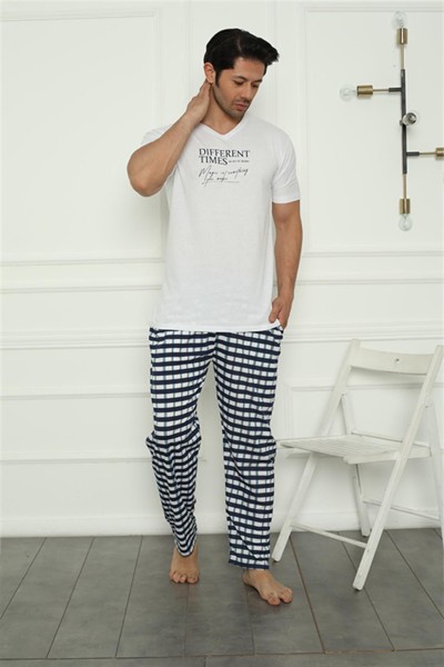 Moda Çizgi - Moda Çizgi Erkek Penye Pijama Takım 6831