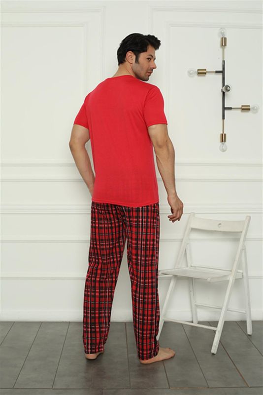 Moda Çizgi Erkek Penye Pijama Takım 6832 - 3