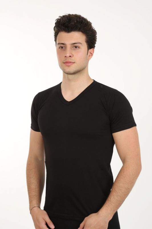 Moda Çizgi Erkek V Yaka Penye Atlet 65603 - 2