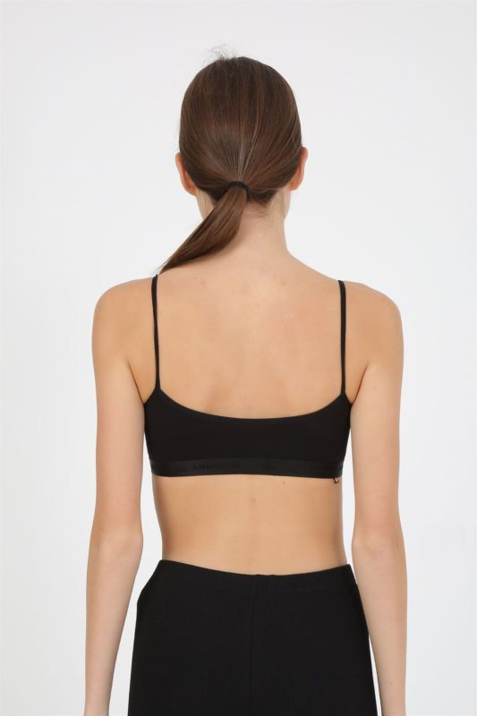 Moda Çizgi Rope Strap Pad Bustier 2147 - 4