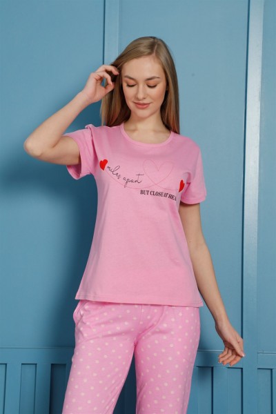 Moda Çizgi - Moda Çizgi Kadın Penye Pijama