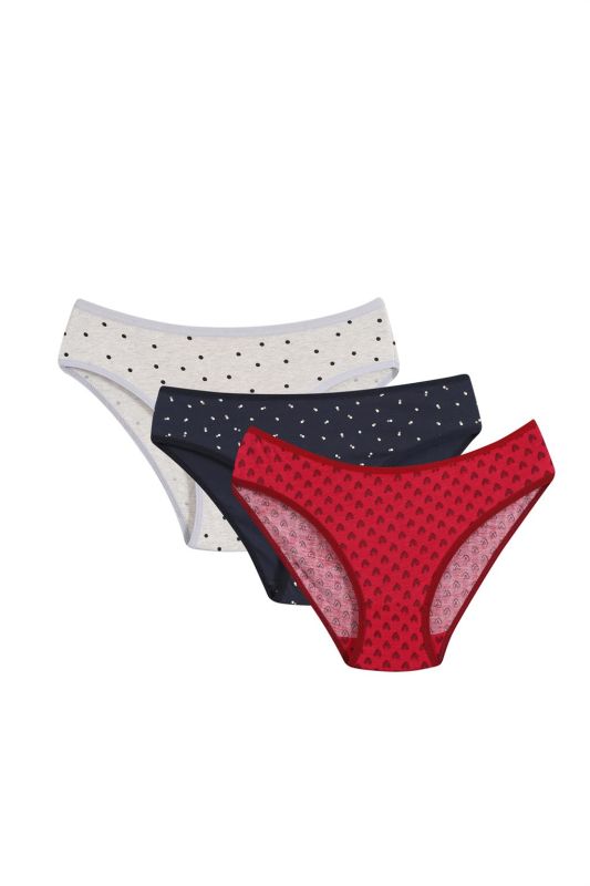 Moda Çizgi Women's 3-Piece Panties 40246 - 1
