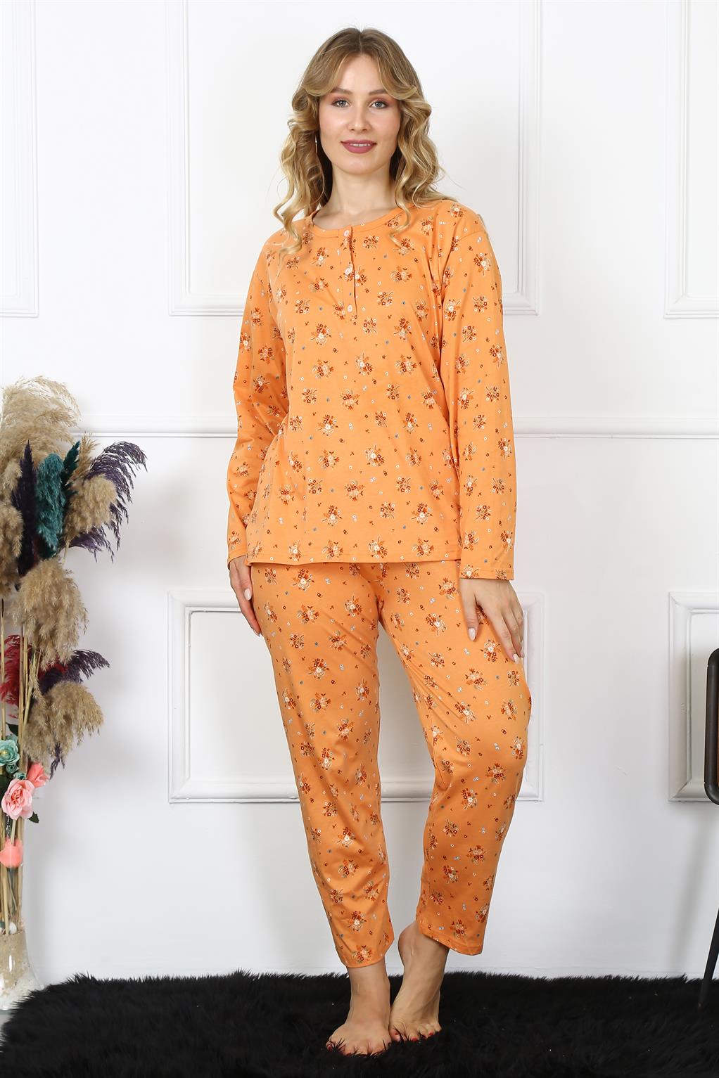 Fashion Line Women 4XL-5XL-6XL-7XL-8XL Large Size Long Sleeve Pijama Tool 75014