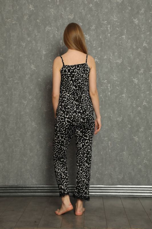 Moda Çizgi Kadın Penye Pijama - 3